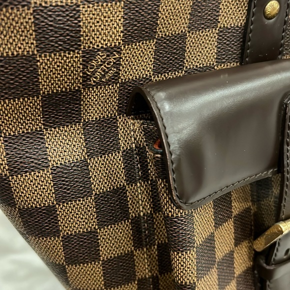 Authentic Louis Vuitton Ebene Manosque GM Damier Tote Bag - Picture 15 of 16